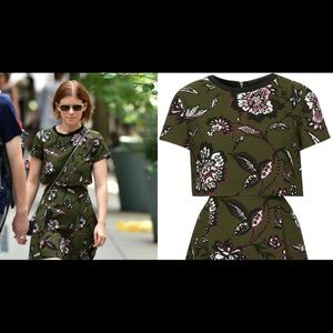 Top Shop floral overlay dress size 8